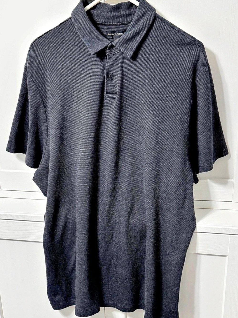 Banana Republic Men's Polo Black Size XXL Like New
